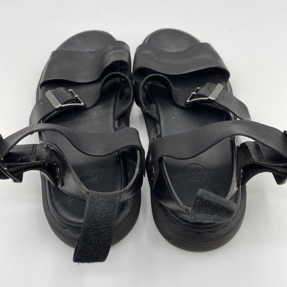 Dr. Marten's Gryphon Brando Sandals - Leather Buckle Flatform - Black Women US 9 - Picture 14 of 15